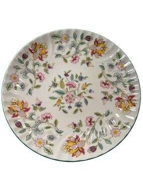 Minton Haddon Hall Bone China Salad Platter John Wadsworth Floral England